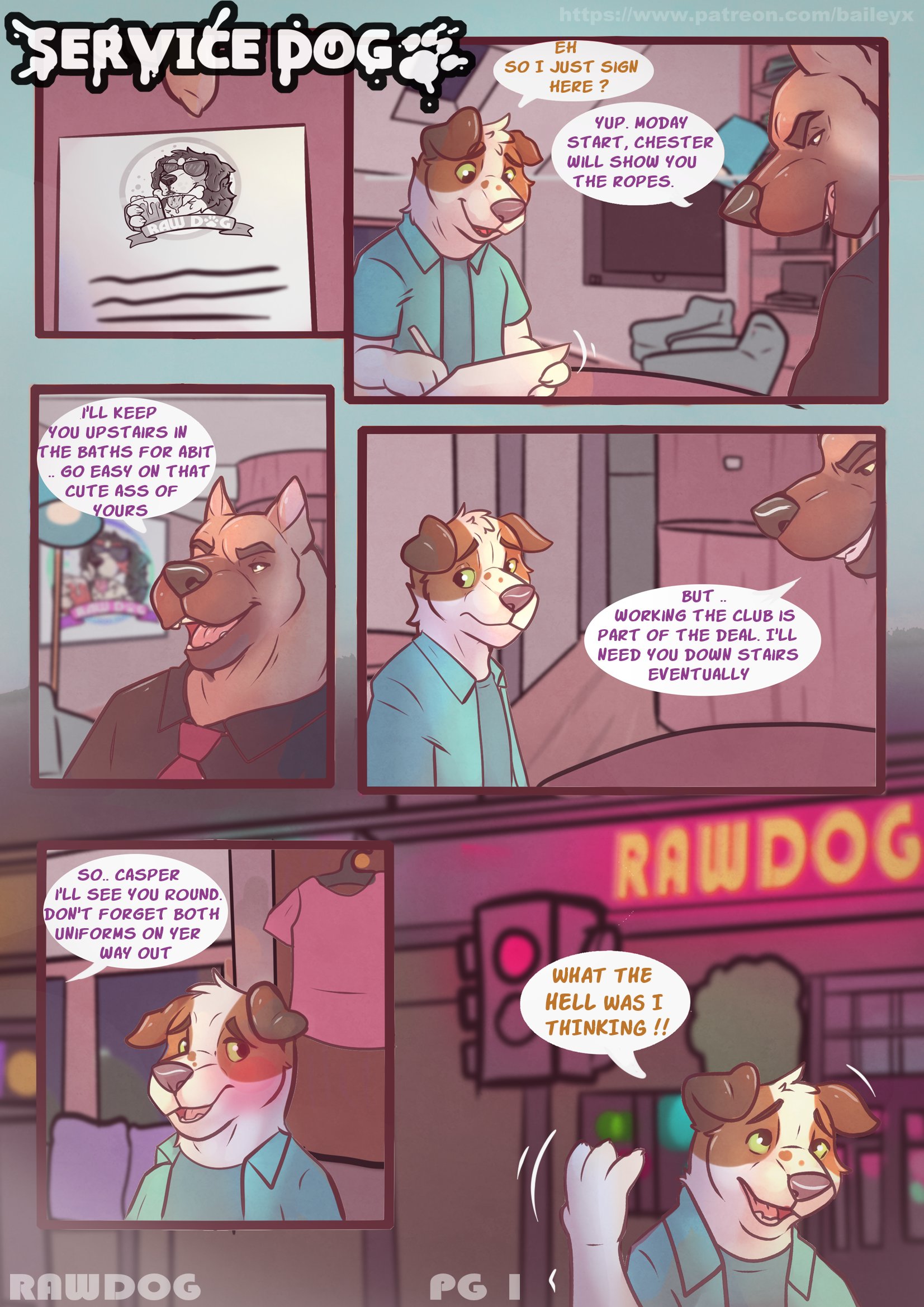 Raw Dog Chp 1 : Service Dog 001