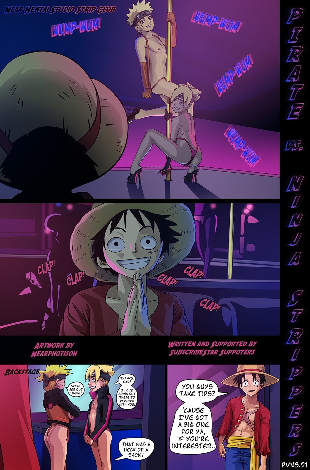Pirate vs. Ninja Strippers 001