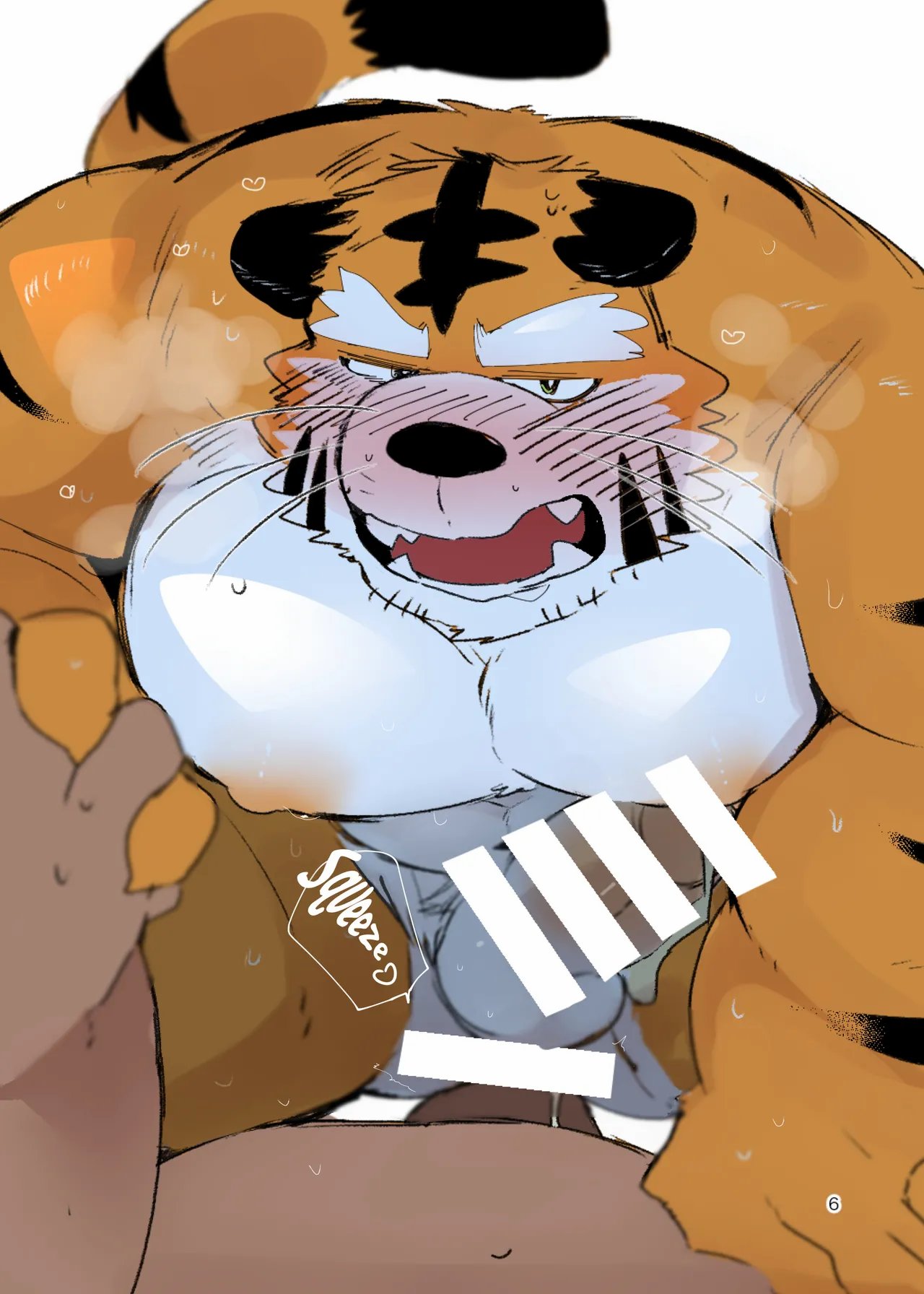 a book about getting lovey dovey with an old tiger with kansai accent in a public bathouse 005