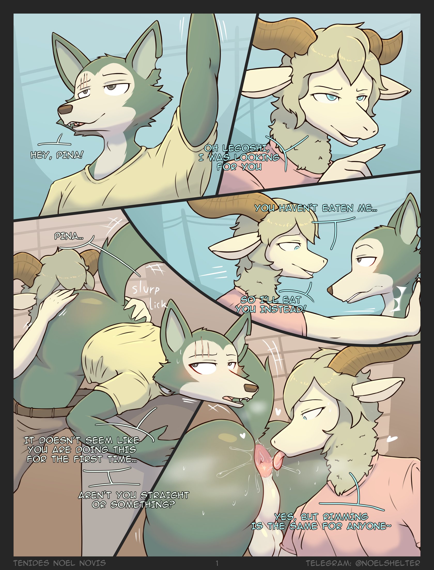Legoshi x Pina Comic 001