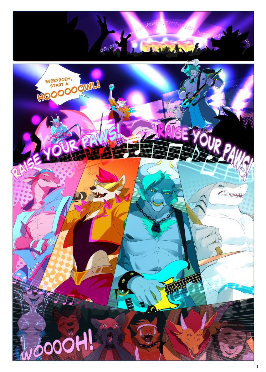 Neon Roar - Knight Mares and Dreamscapes 001