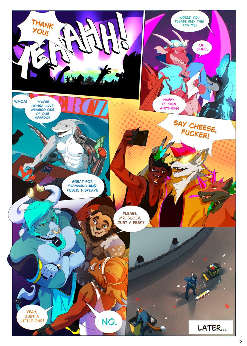Neon Roar - Knight Mares and Dreamscapes 002