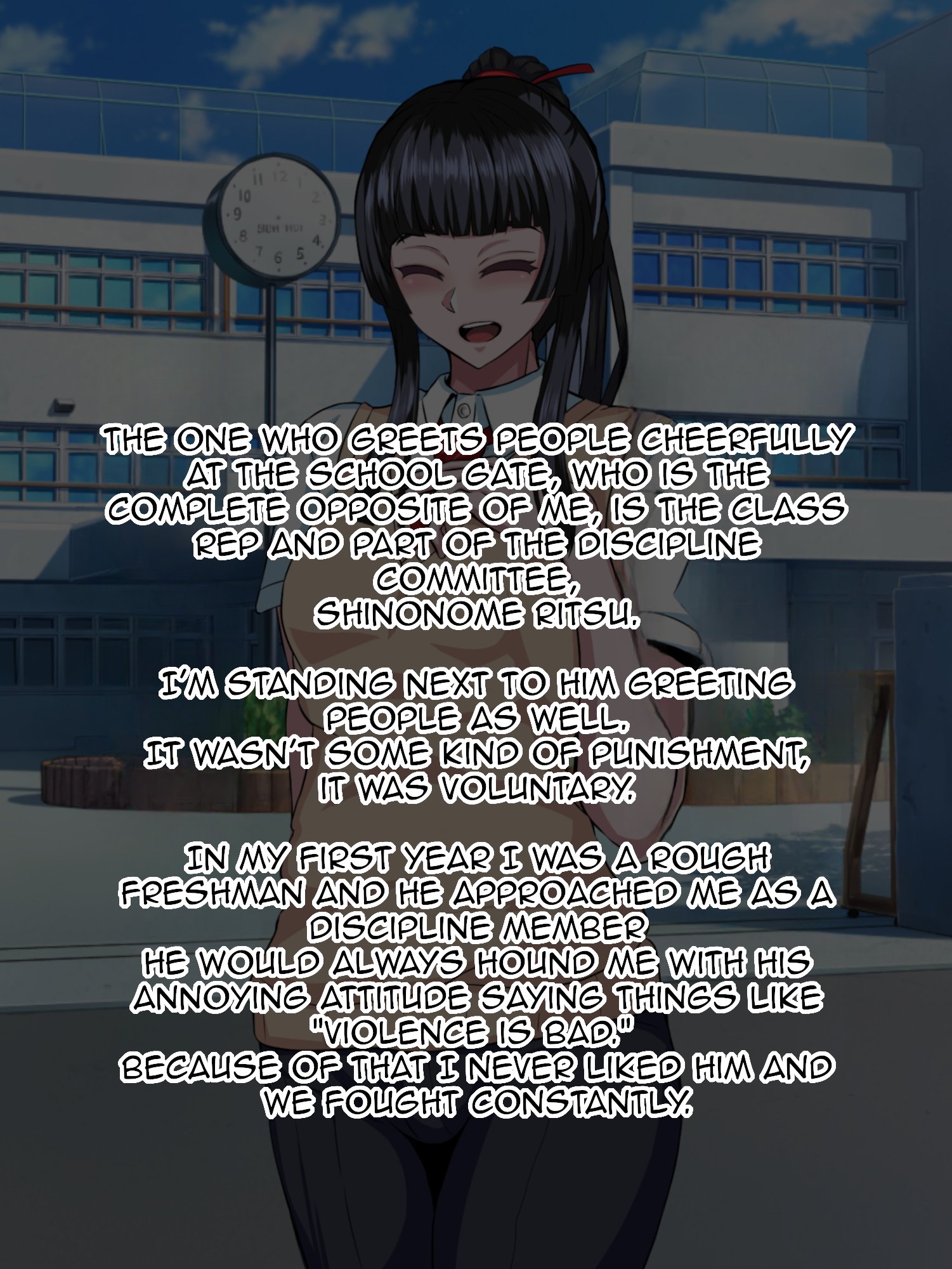 Majime de Yuiitsu no Rikaisha datta Iinchou ga Hitonatsu no Ma de Gakkou 1 no Kuzu ni Otosarechau Hanashi 004